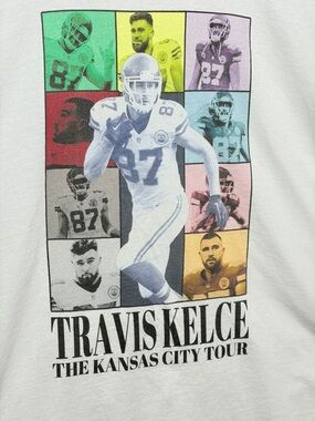 Travis Kelce Kansas City Tour Graphic Tee Taylor Swift Parody